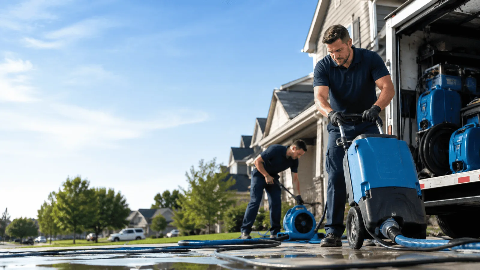 Dehumidification being performed in Alta Vista, IA